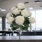 20" White Rose Bush - 12-Pack, 9 Silk Flowers with Lifelike Foliage, Elegant Floral Décor, Perfect for Arrangements & Events - Ideal for All Seasons, Floral Home by Artificial Flowers